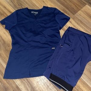 Grey’s Anatomy Scrub Set- NAVY BLUE